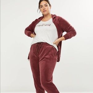 LaneBryant Livi Velour Jogger NWT Size 18/20